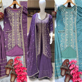 Lavish Designer Silk Top Sharara