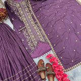 Lavish Designer Silk Top Sharara