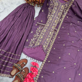 Lavish Designer Silk Top Sharara