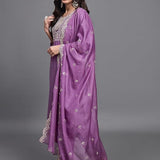 Keshvi Pure Viscose Chinon Suit