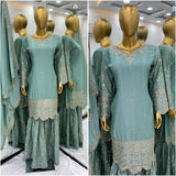 Magnificent Pure Chinon Suit