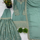 Magnificent Pure Chinon Suit