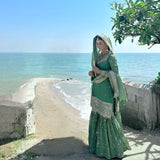 Magnificent Pure Chinon Suit