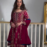 Lavish Pakistani Chinon Suit