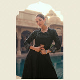 Mahotsav Chinon Silk Indo Lehenga