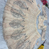 Lavish Peacock Soft Net Lehenga