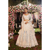Lavish Peacock Soft Net Lehenga