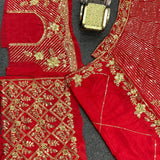 Maroon Heavy Embroidered Lehenga