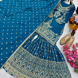 Designer Party Top Sharara & Dupatta