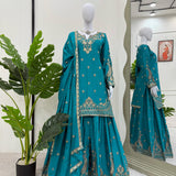 Lavish Panjabi Chinon Silk Suit