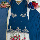 Lavish Designer Top Plazzo