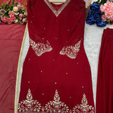 Lavish Designer Top Plazzo