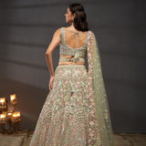 Grand Lavish Net Lehengha Choli