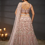 Grand Lavish Net Lehengha Choli