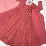 Lakhnavi Flair Festive Anarkali Suit