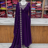 Lakhnavi Festive Anarkali Suit