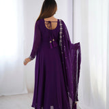 Lakhnavi Festive Anarkali Suit