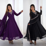 Lakhnavi Festive Anarkali Suit