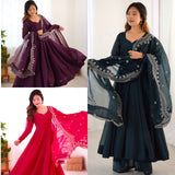 Launching New Real  Party Wear Look Gown