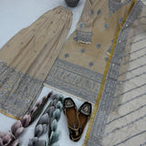 LUNCHING PARTY WEAR SPACIAL SHARARA SET