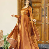 Mustard Beautiful Fendi Silk SUit