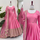 Lavish Chinon Anarkali Gown