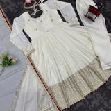 Lavish Chinon Anarkali Gown