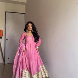 Lavish Chinon Anarkali Gown