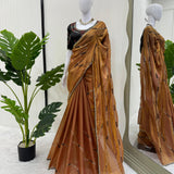 Designer sequence Fendy Silk Saree