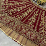 Maroon Glamourises Embroidered Lehenga