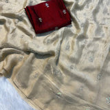 Beautiful Gendy Dual Shaded Saree