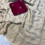 Beautiful Gendy Dual Shaded Saree