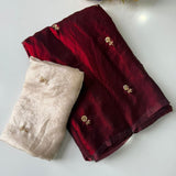 Beautiful Gendy Dual Shaded Saree