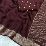 Designer Viscose Chinon Saree