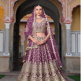 Lavish Butterfly Net Lehenga