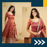 Luxury Cosmos Anarkali Suit