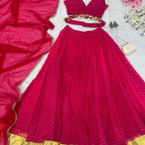 Modern Touch Laheriya Lehenga