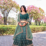 Grand Golden Crush Lehenga Choli