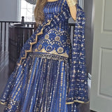 Heavy Faux Georgette Top Lehenga