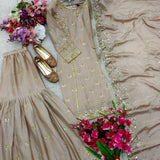 Lavish Pure Chinon Top Sharara