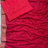 Bollywood Red Sequance  Saree