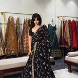 Black Boutique Lehenga Saree