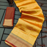 Beautifull Silk Saree With Rich Pallu