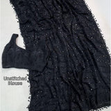 Black Dream Girl Sequence Saree