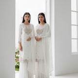 Presenting White Top Plazzo