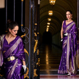 Knoorie Glittering Weaving Lining Saree