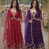 Nilima Royal Embroidered Anarkali Gown