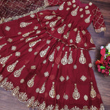 maroon paplon lahenga collection