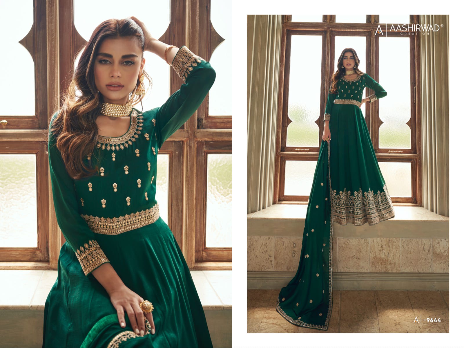 PREMIUM SILK ANARKALI GOWN