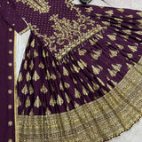 Pure Heavy Chinon Top Lehenga